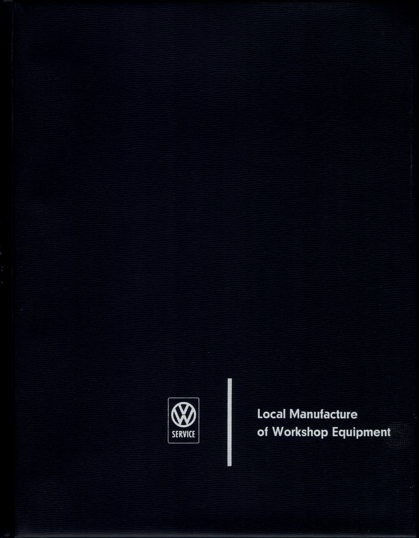 Cover of book Workshop Equipment for Local Manufacture