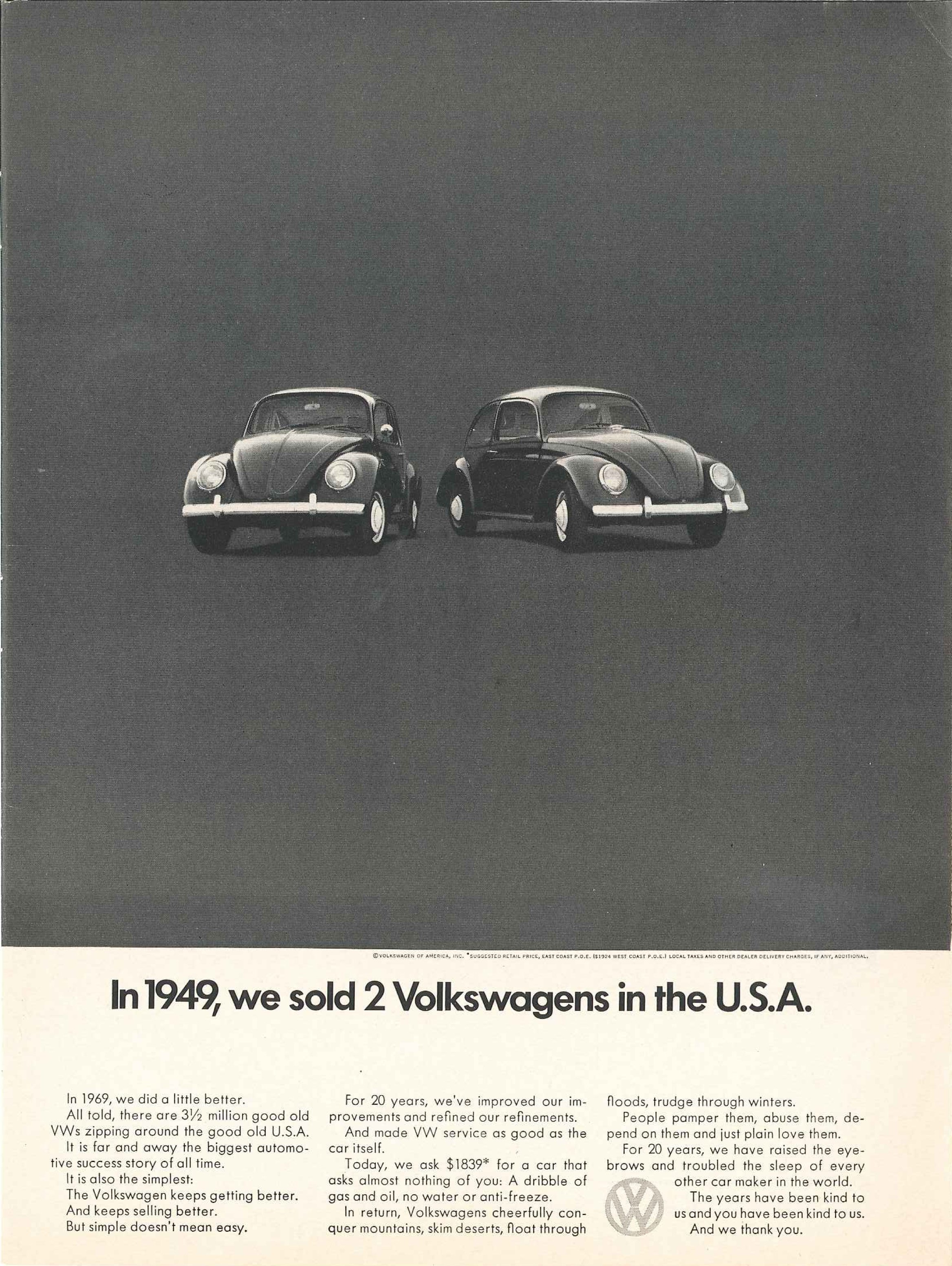 2 Volkswagens…